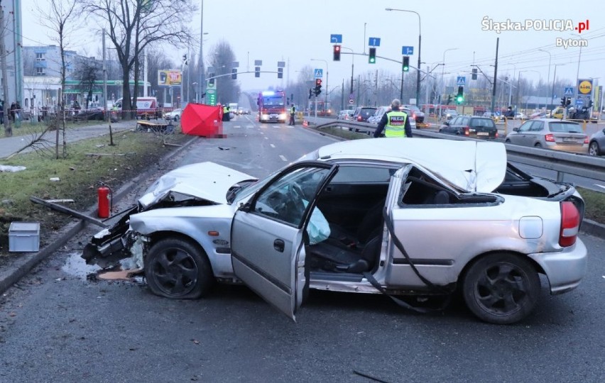 Śmiertelny wypadek na ul. Wrocławskiej w Bytomiu.