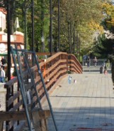 Nowy brązowy mostek w Solankach [zdjecia]