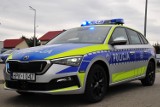 Pierwszy w Jaśle radiowóz w nowych barwach. Jest używany przez policjantów z ruchu drogowego