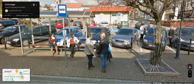 Kogo uchwyciła kamera Google Street View w Świeciu? Zobacz czy rozpoznajesz siebie, rodzinę albo znajomych
