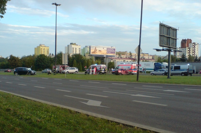 Nietrzeźwy kierowca spowodował wypadek na Jana Pawła II w Lublinie i próbował uciec