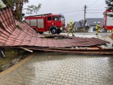 Krajobraz po wichurze na Sądecczyźnie. Strażacy interweniowali już kilkaset razy [ZDJĘCIA]