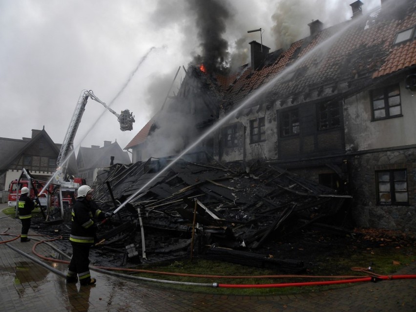 Pożar Hotelu Aubrecht w Koprzywnicy