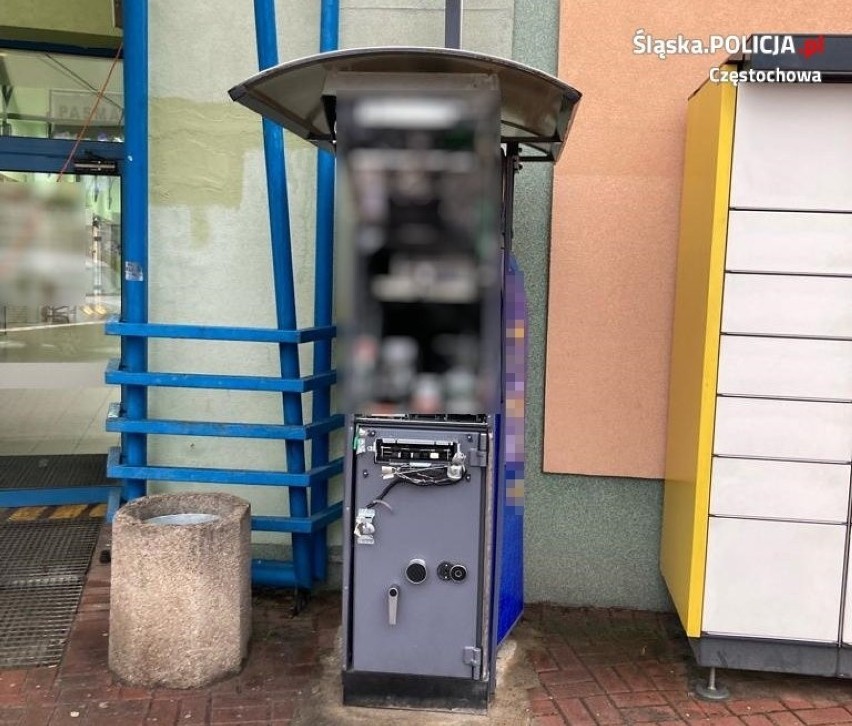 Próbowali wysadzić bankomaty w Częstochowie i Lisowicach... ale źle podłożyli ładunki wybuchowe
