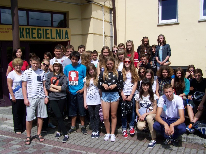 Gimnazjum nr 5 w Raciborzu odwiedziła młodzież z Białorusi