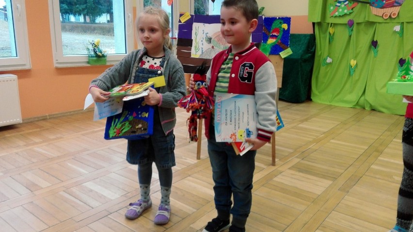 Przedszkolaki z Łagowa odebrały nagrody za najlepsze prace w...