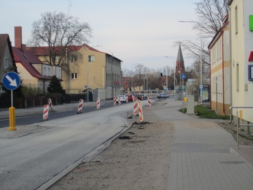 Prace remontowe na ul. Darłowskiej postępują. W ramach...