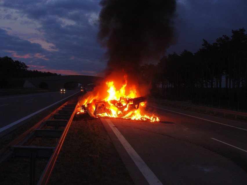 W sobotę na 104 kilometrze autostrady A2 w kierunku Poznania...