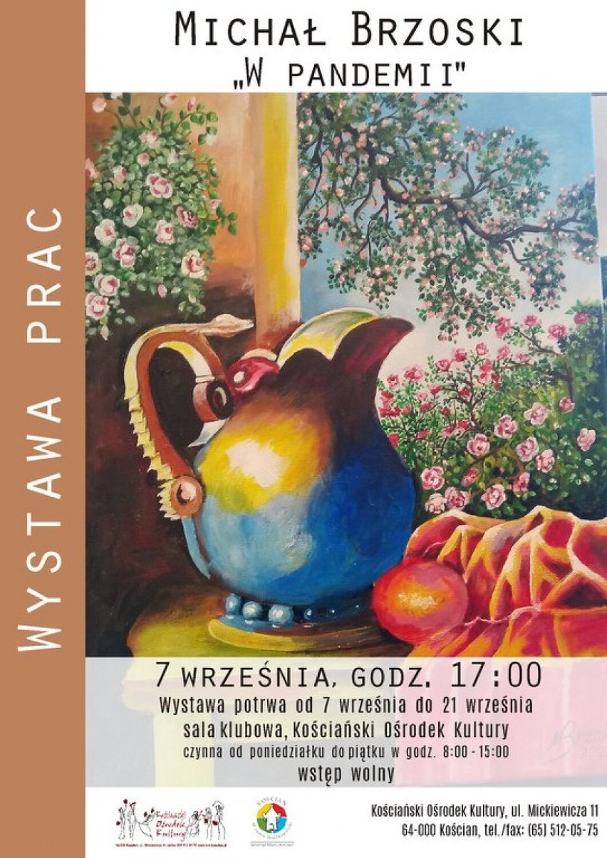 Wystawa "W pandemii" w Kościańskim Ośrodku Kultury już od 7 września 