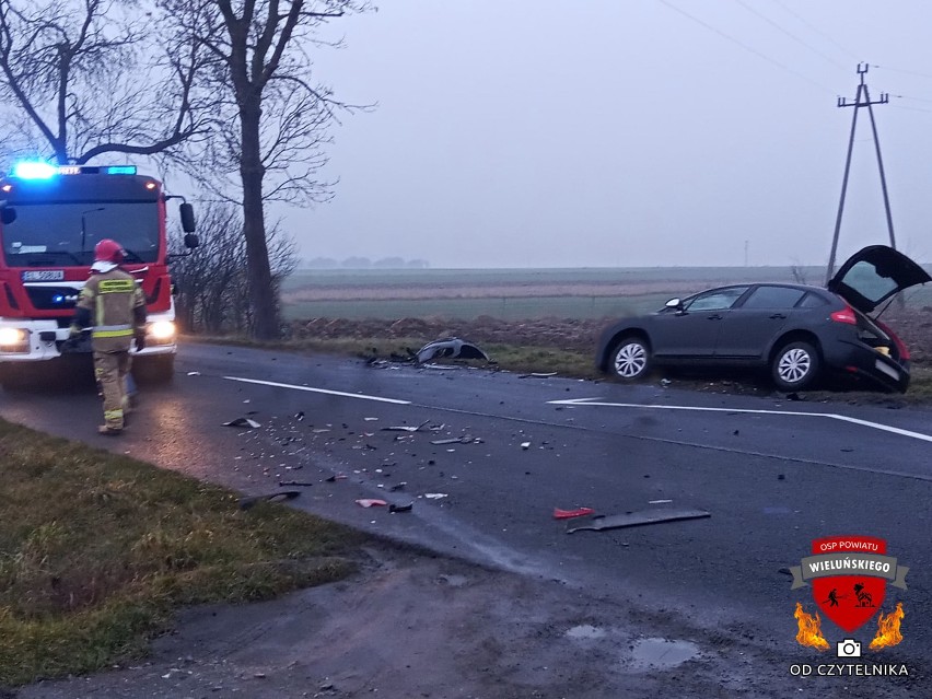 Wypadek w Kraszkowicach. Zderzyły się trzy samochody ZDJĘCIA