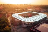 Obiekt przy al. Unii. Fantastyczne ujęcia stadionu ŁKS z lotu ptaka   ZDJĘCIA