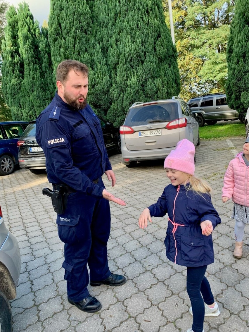 Przedszkole Malechowo - wizyta policjantów