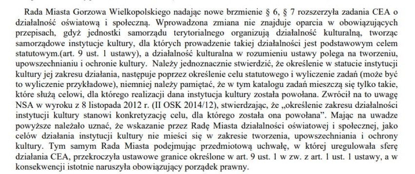 Gorzów: wojewoda ocenił, że uchwała gorzowskich radnych jest częściowo niezgodna z przepisami