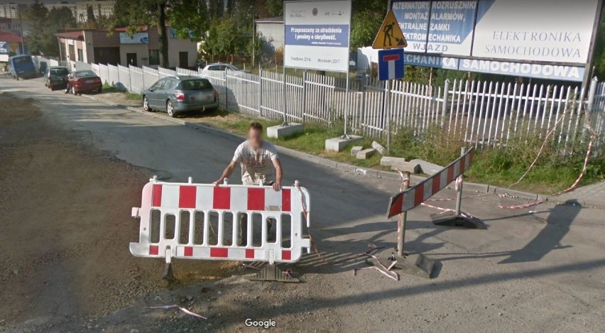 Mieszkańcy Sosnowca zostali przyłapani przez kamerę Google...
