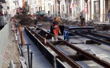 Grudziądz. Tak wygląda remont sieci tramwajowej i ulicy Toruńskiej w Grudziądzu. Zobacz aktualne zdjęcia 