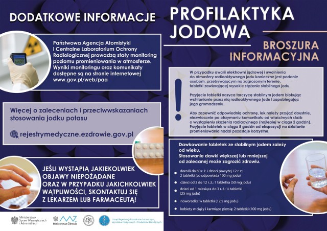 Podczas spotkania w Urzędzie Miasta w Piotrkowie ustalono listę punktów, w których - na wypadek skażenia radioaktywnego - wydawane będą tabletki z jodkiem potasu