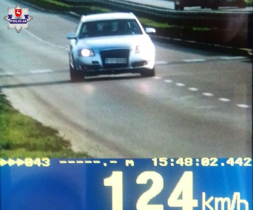 Łuków: na podwójnym gazie jechał ponad 120 km/h w obszarze zabudowanym