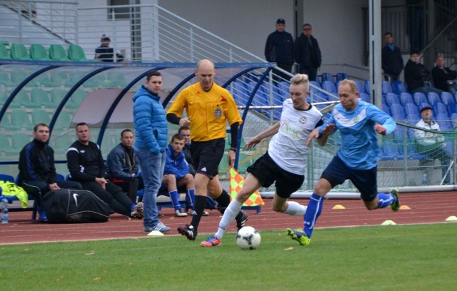 W 11 kolejce Pomezania pokonała Błękitnych 2:0 (1:0).