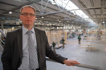 Dariusz Rutkowski, dyrektor naczelny spółki Dovista zapewnia, że zakłady produkcyjne w Wedkowach zostaną utrzymane. Fot. Sebastian Dadaczyński