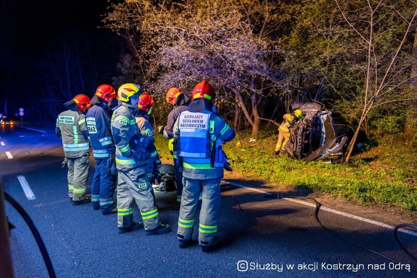 Wypadek miał miejsce na ul. Północnej. Samochód najpierw...