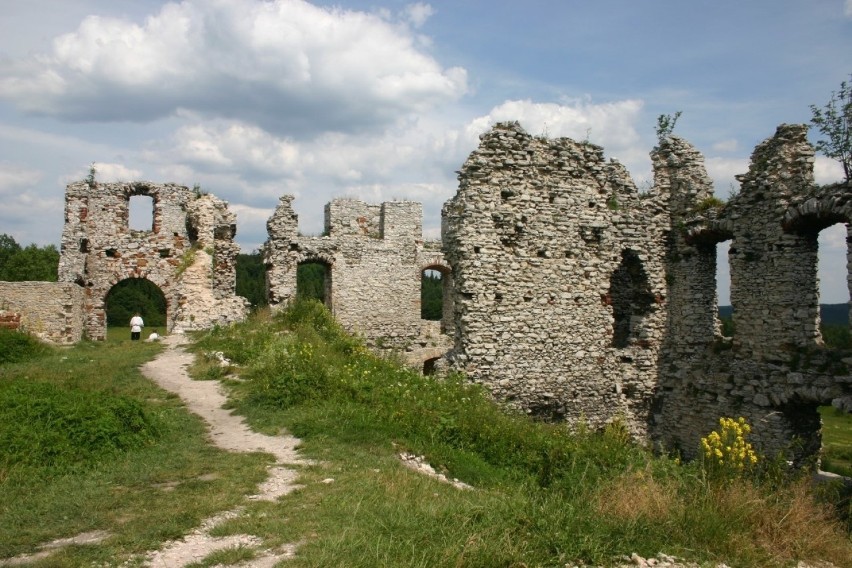 Ruiny zamku w Rabsztynie. Zobacz, jak kiedyś wyglądała i jak dziś prezentuje się stara warownia na Kruczej Skale [ZDJĘCIA]