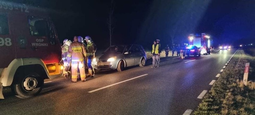 Gmina Wronki. Potrącenie rowerzysty. Wysłano wszystkie służby ratunkowe FOTO]