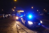 Policja zatrzymała autobus na Branickiego