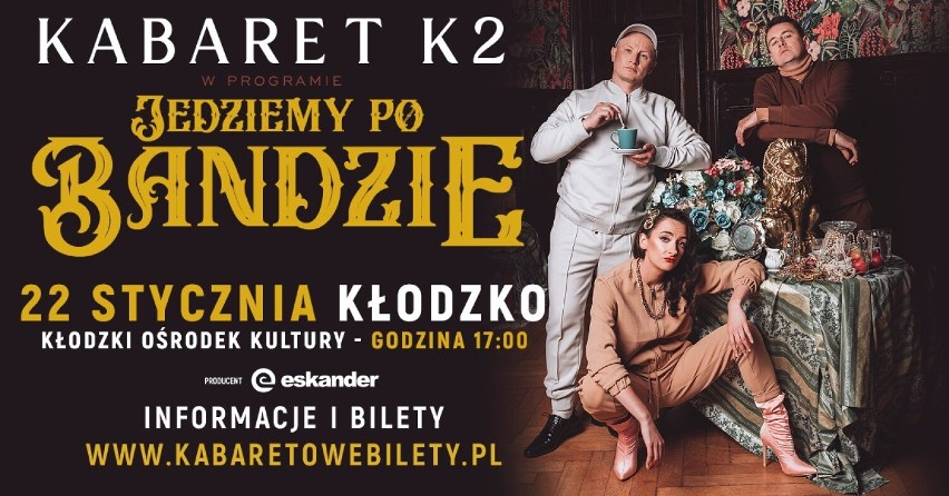 Kłodzko: Kabaret K2 w najbliższą sobotę pojedzie po bandzie....