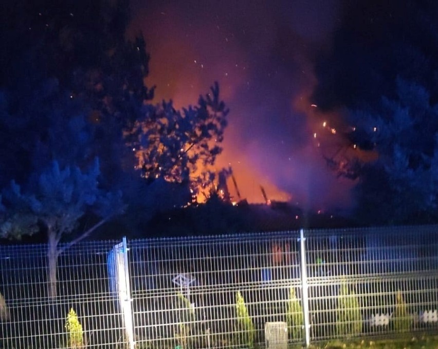 W nocy 14 stycznia doszło do pożaru domu w podgorzowskim...