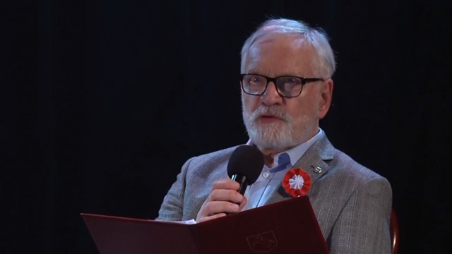 Andrzej Seweryn czytał Konstytucję podczas miejskich obchodów