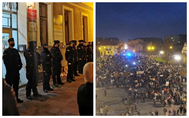 Strajk kobiet we Włocławku. Podsumowanie działań policji