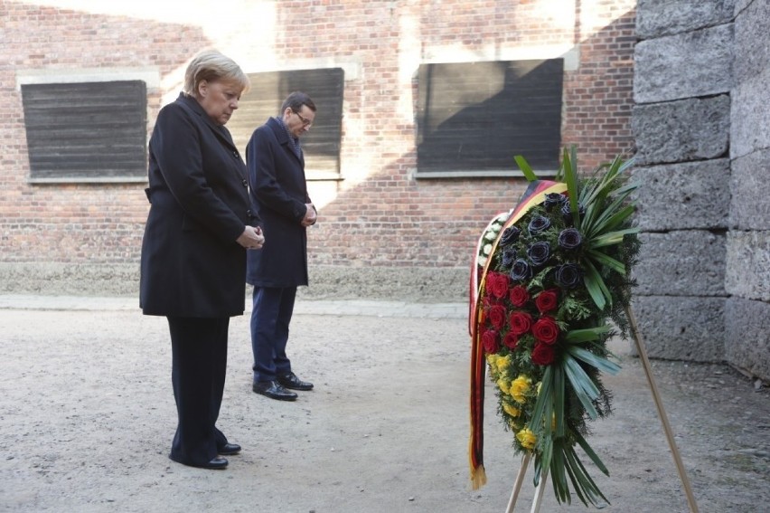 Niemiecka Kanclerz i polski Premier w Miejscu Pamięci Auschwitz
