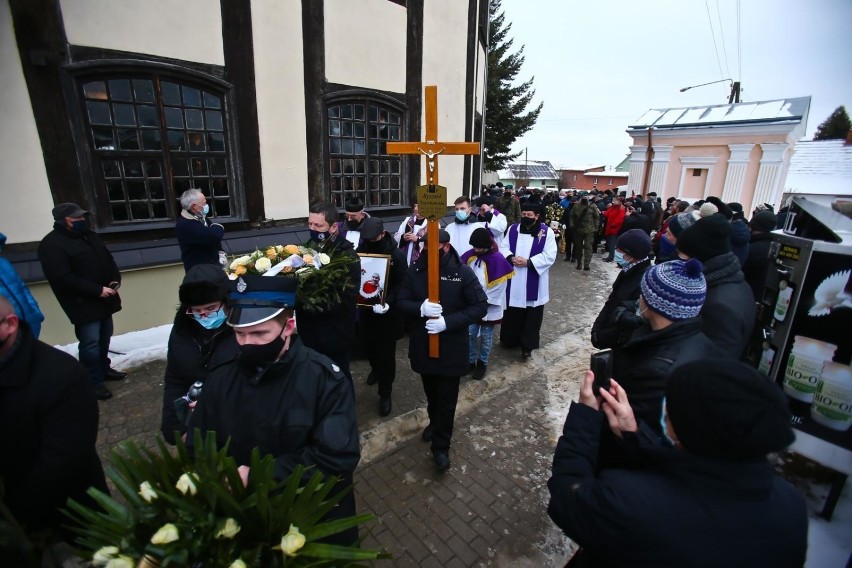 Pogrzeb Ryszarda Szurkowskiego w Wierzchowicach 13.02.2021