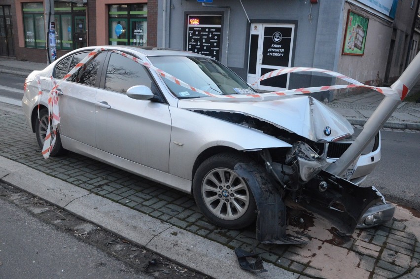 Kierujący pojazdem marki BMW nie wymagał hospitalizacji