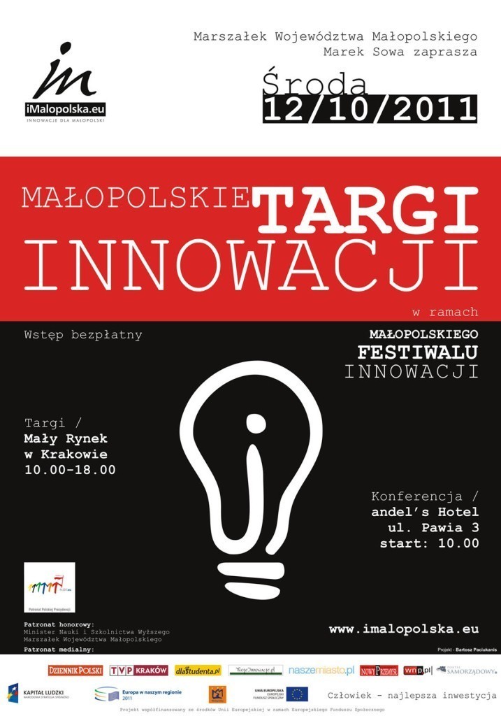 Małopolskie Targi Innowacji 12 października 2011