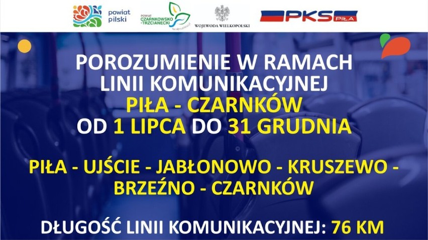 PKS-em z Piły do Czarnkowa. Powiat Pilski uruchomił kolejne połączenia