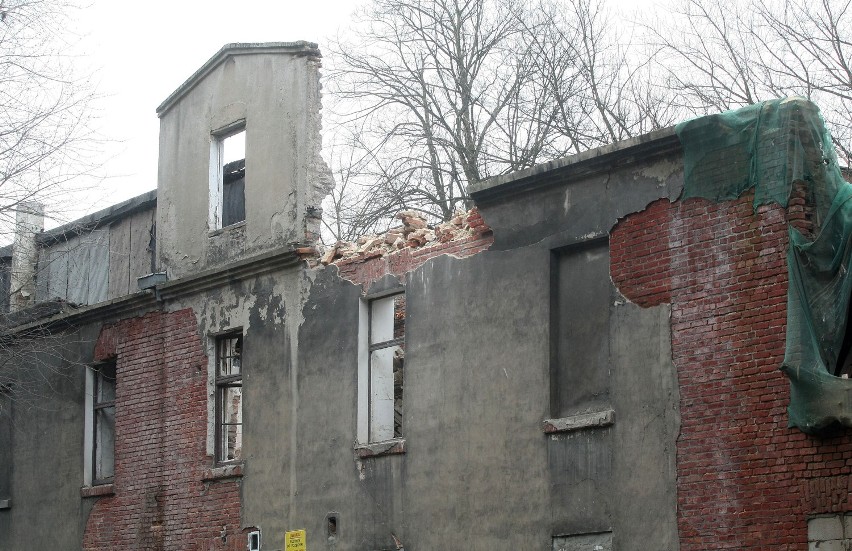 Zawalił się budynek przy ul. Struga w Łodzi