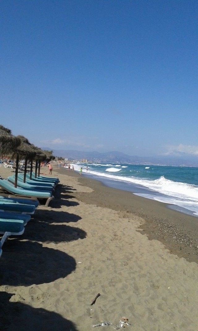 Plaża w Torremolinos. fot.J.Lampert