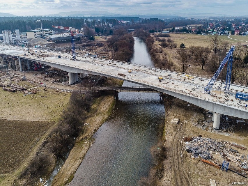 Budowa nowej zakopianki na odcinku Rdzawka - Nowy Targ