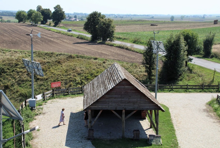 Widok z wieży widokowej w Gródku