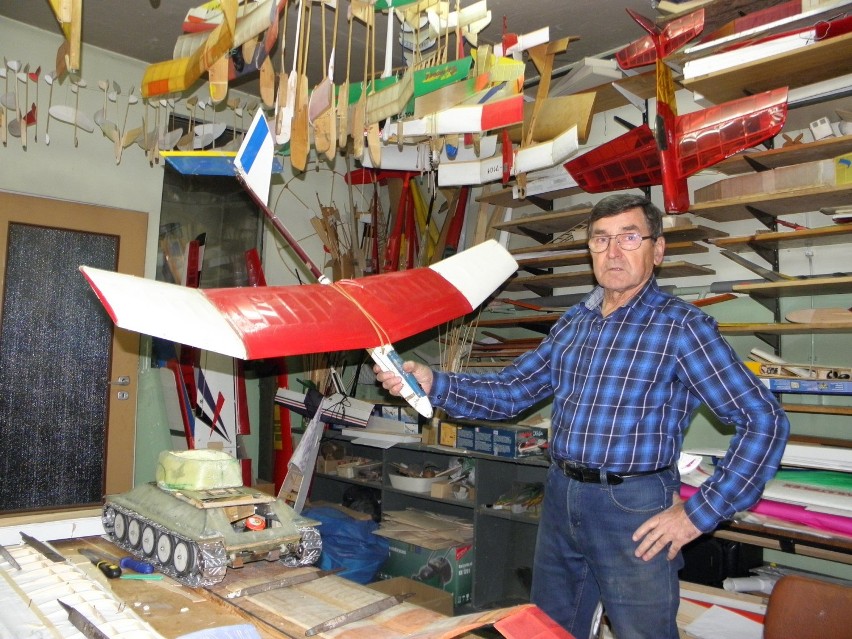 Jan Pietrzykowski z Żor. Buduje maszyny latające [ZDJĘCIA]
