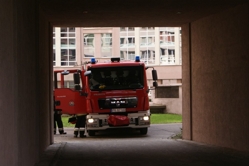 Alarm pożarowy w kaliskim szpitalu