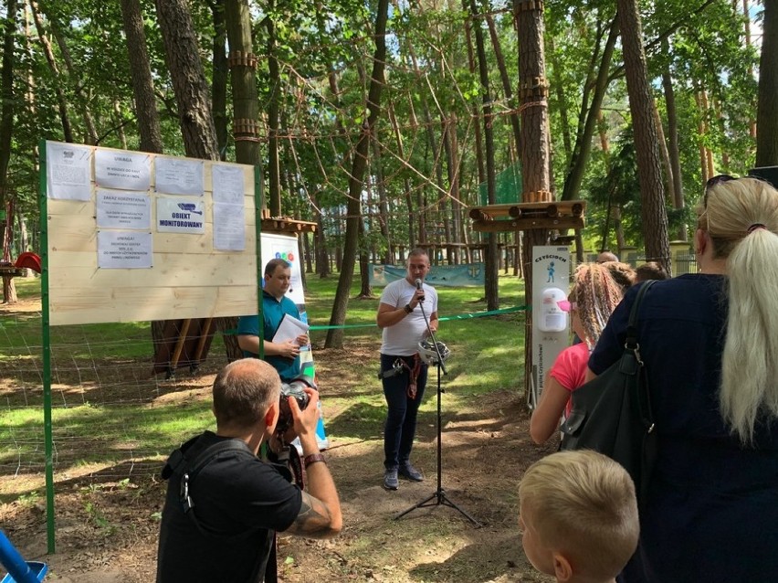 Park Linowy w Pustkowie Osiedlu koło Dębicy już otwarty