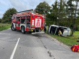 Wypadek z udziałem dwóch samochodów w Bobowie. Jedna osoba poszkodowana