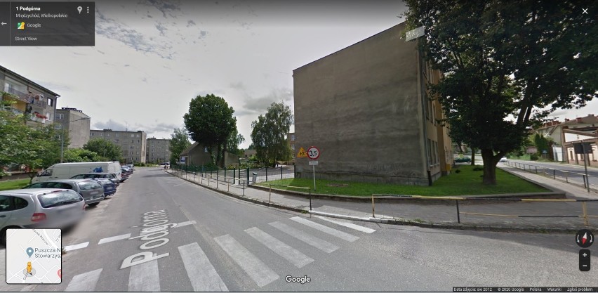 Międzychód w Google Street View, czyli tak w ciągu dekady...