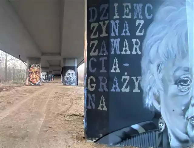 W Gorzowie powstał mural upamiętniający Grażynę Wojciechowską.