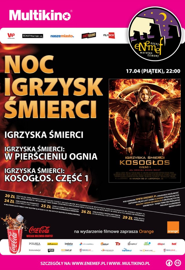 ENEMEF: Noc Igrzysk Śmierci i Noc Hobbita [konkurs, bilety]