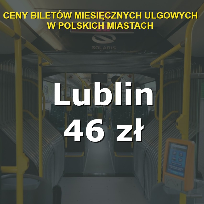 Jak kształtują się ceny miesięcznych biletów ulgowych. Jak...