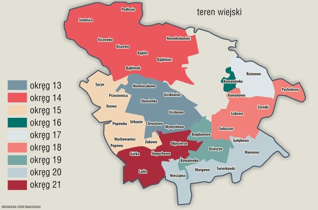 Nowy podział na okręgi wyborcze