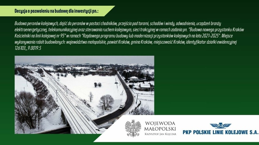 Powstanie nowy przystanek kolejowy Kraków Kościelniki....